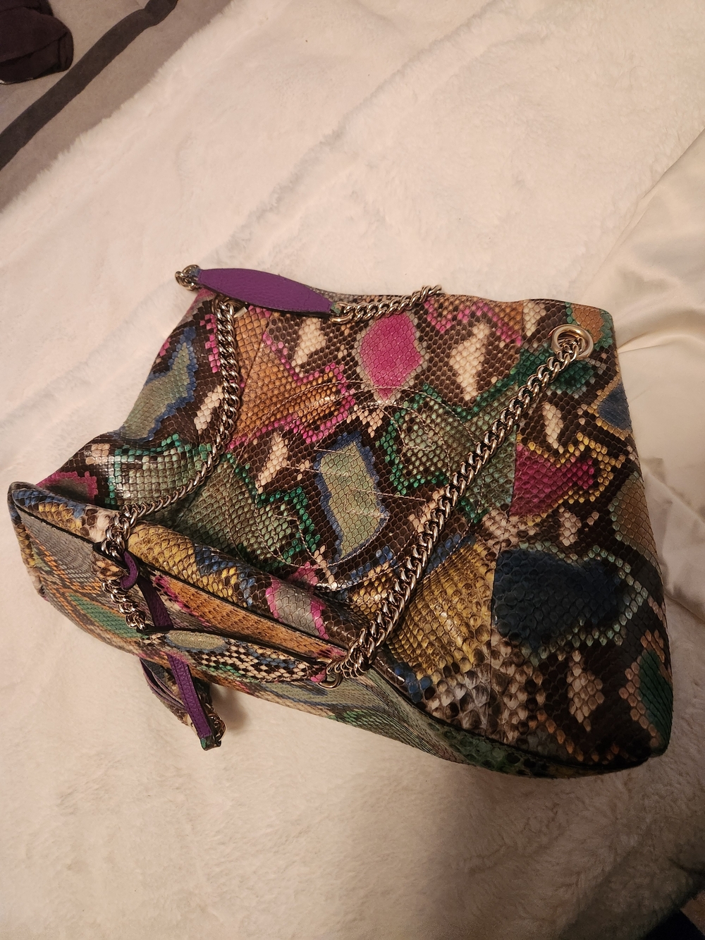 Very Rare Python Skin Gucci Soho Chain Bag - Picture 2 of 8